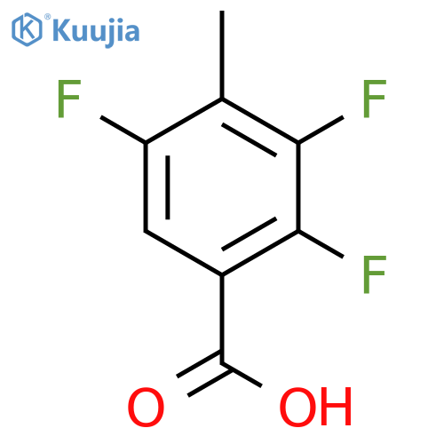 2,3,5-Trifluoro-4-methylbenzoic acid structure