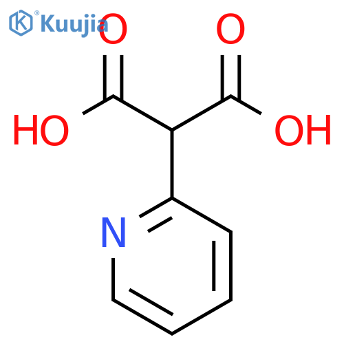 2-(pyridin-2-yl)propanedioic acid structure