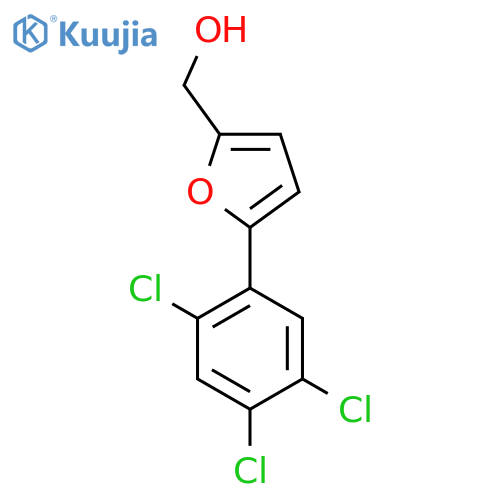 [5-(2,4,5-Trichlorophenyl)furan-2-yl]methanol structure