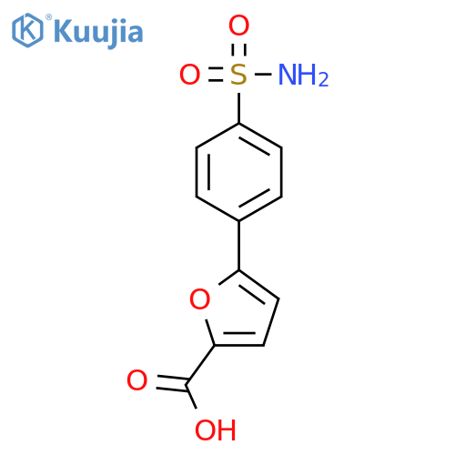 2-Furancarboxylic acid,5-[4-(aminosulfonyl)phenyl]- structure