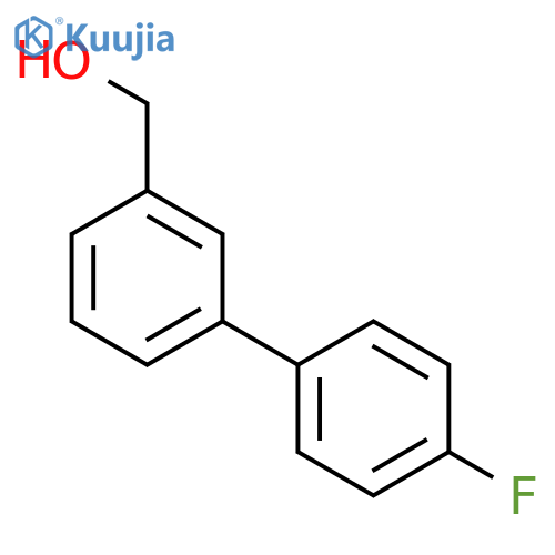 [1,1'-Biphenyl]-3-methanol,4'-fluoro- structure