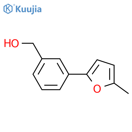 [3-(5-methylfuran-2-yl)phenyl]methanol structure