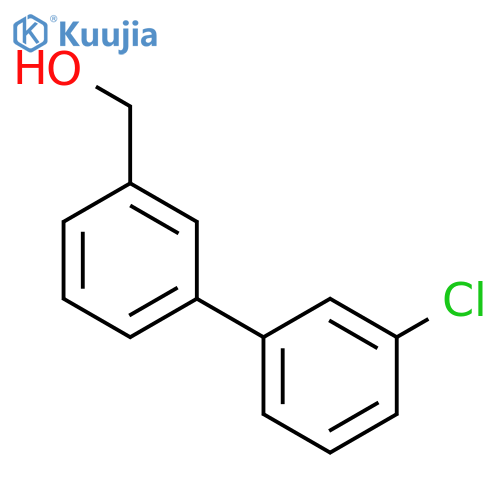[1,1'-Biphenyl]-3-methanol,3'-chloro- structure