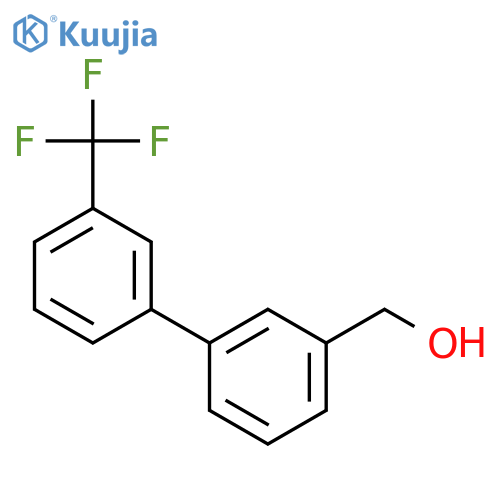 (3'-(Trifluoromethyl)-1,1'-biphenyl-3-yl)methanol structure