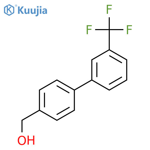 (3'-Trifluoromethyl-biphenyl-4-yl)-methanol structure