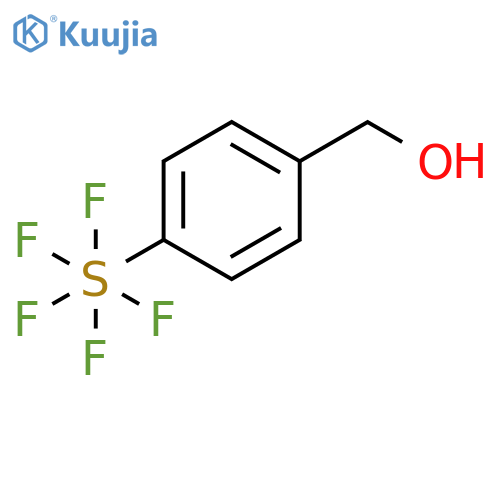 4-(Pentafluorosulfur)benzyl alcohol structure