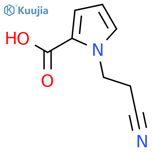 1H-Pyrrole-2-carboxylicacid, 1-(2-cyanoethyl)- structure