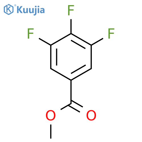 Methyl 3,4,5-trifluorobenzenecarboxylate structure