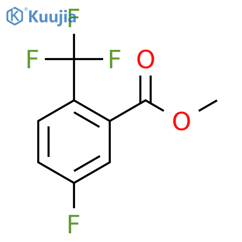methyl 5-fluoro-2-(trifluoromethyl)benzoate structure