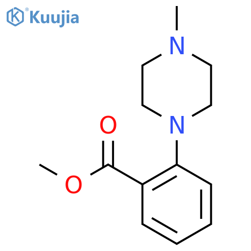 Methyl 2-(4-methylpiperazino)benzoate structure