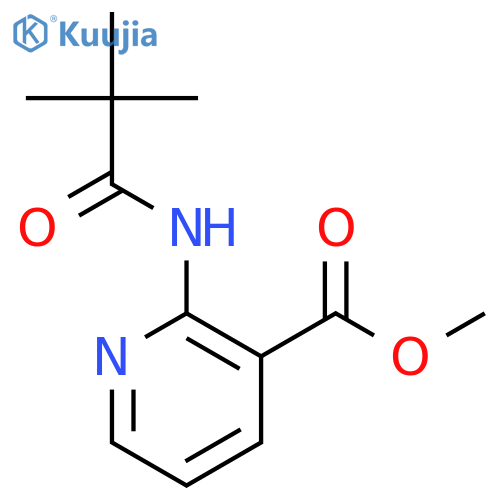Methyl 2-(2,2,2-trimethylacetamido)nicotinate structure
