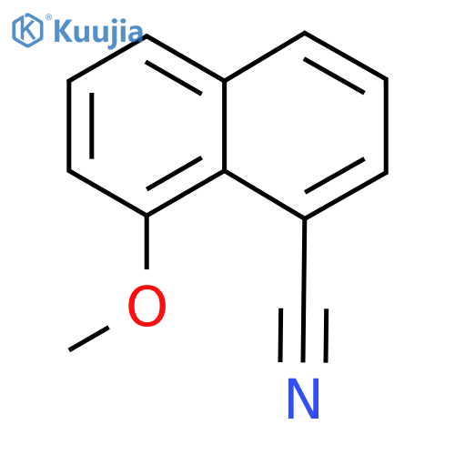 1-Cyano-8-methoxynaphthalene structure