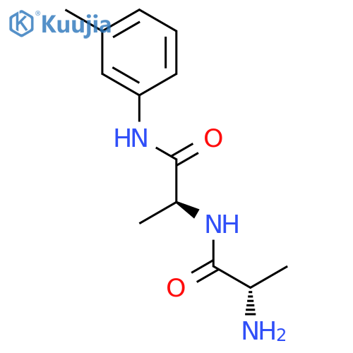 L-ALANINAMIDE, L-ALANYL-N-(3-METHYLPHENYL)- structure