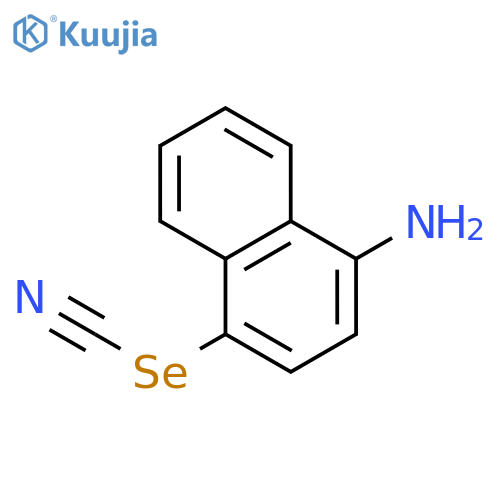 SELENOCYANIC ACID, 4-AMINO-1-NAPHTHALENYL ESTER structure