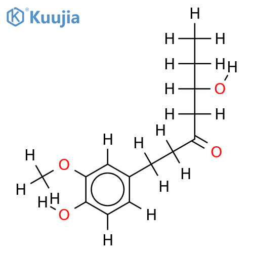 (+/-)--gingerol structure