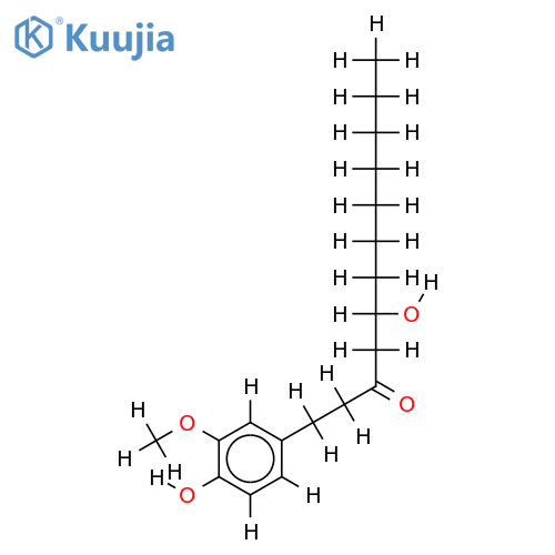 (+)(S)-Gingerol structure