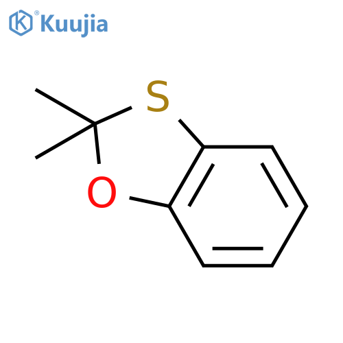 1,3-Benzoxathiole, 2,2-dimethyl- structure