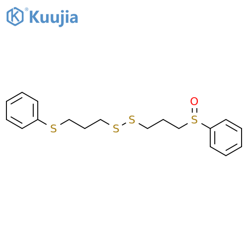 Disulfide, 3-(phenylsulfinyl)propyl 3-(phenylthio)propyl structure
