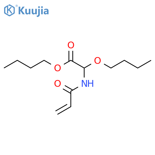 Acetic acid, butoxy[(1-oxo-2-propenyl)amino]-, butyl ester structure
