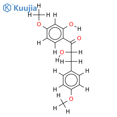 (alphaR)-alpha,2'-dihydroxy-4,4'-dimethoxydihydrochalcone structure