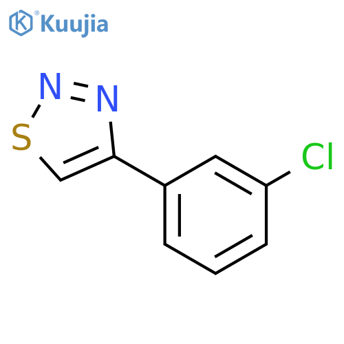 4-(3-chlorophenyl)-1,2,3-thiadiazole structure
