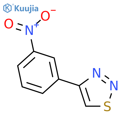 4-(3-Nitrophenyl)-1,2,3-thiadiazole structure