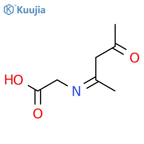 Glycine,N-(1-methyl-3-oxobutylidene)- structure