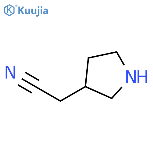 2-(Pyrrolidin-3-YL)acetonitrile structure