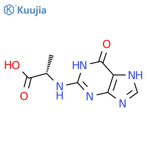 Alanine,N-(6,7-dihydro-6-oxo-1H-purin-2-yl)- (9CI) structure
