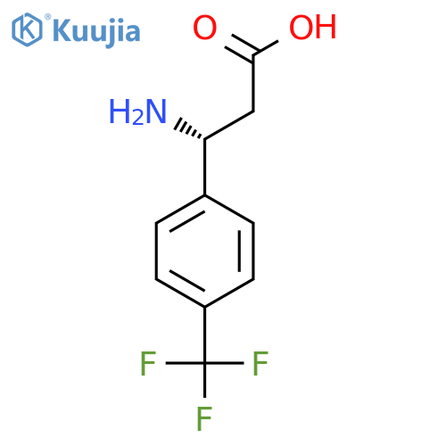 (R)-3-Amino-3-(4-trifluoromethylphenyl)propionic acid structure