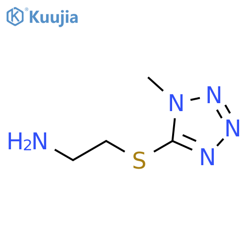 2-(1-methyl-1{H}-tetrazol-5-yl)thioethanamine structure