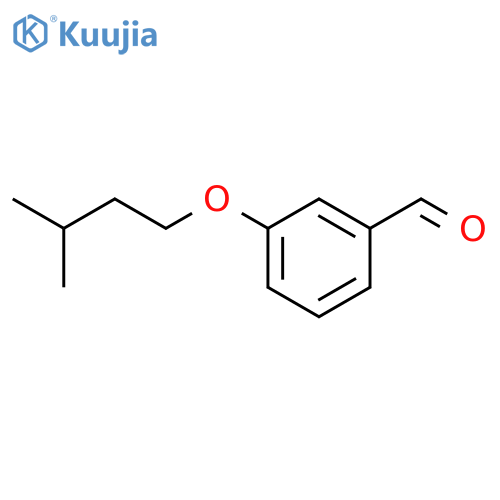 3-(3-Methylbutoxy)benzaldehyde structure