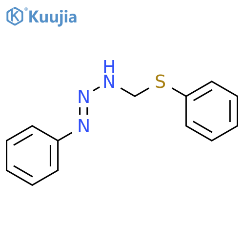 1-Triazene, 1-phenyl-3-[(phenylthio)methyl]- structure