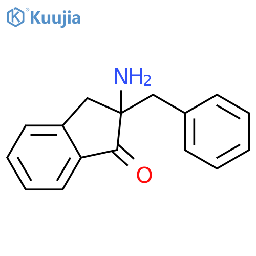 1H-Inden-1-one, 2-amino-2,3-dihydro-2-(phenylmethyl)- structure