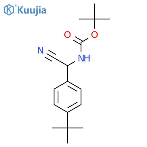 Tert-Butyl N-(4-Tert-Butylphenyl)-CyanomethylCarbamate structure