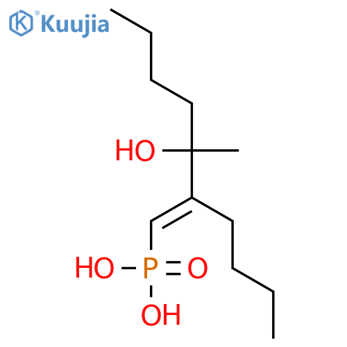PHOSPHONIC ACID, [(1E)-2-BUTYL-3-HYDROXY-3-METHYL-1-HEPTENYL]- structure