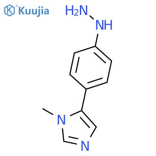 1H-Imidazole, 5-(4-hydrazinophenyl)-1-methyl- structure