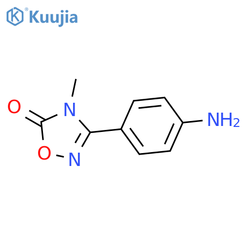 1,2,4-Oxadiazol-5(4H)-one, 3-(4-aminophenyl)-4-methyl- structure