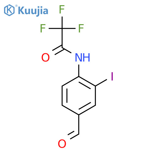 Acetamide, 2,2,2-trifluoro-N-(4-formyl-2-iodophenyl)- structure