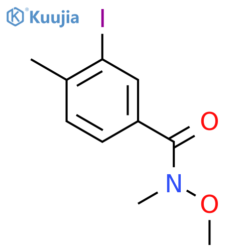 Benzamide, 3-iodo-N-methoxy-N,4-dimethyl- structure