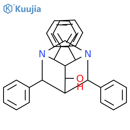 1,3-Diazatricyclo[3.3.1.13,7]decan-6-ol, 4,8,9,10-tetraphenyl- structure