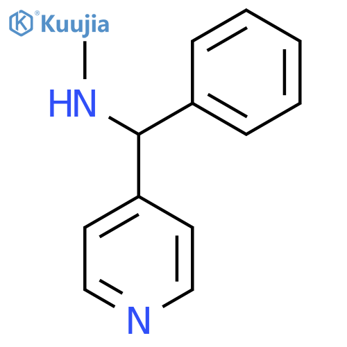 Methyl[phenyl(pyridin-4-yl)methyl]amine structure