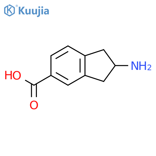 2-amino-2,3-dihydro-1H-indene-5-carboxylic acid structure