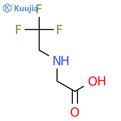 2-(2,2,2-trifluoroethyl)aminoacetic acid structure