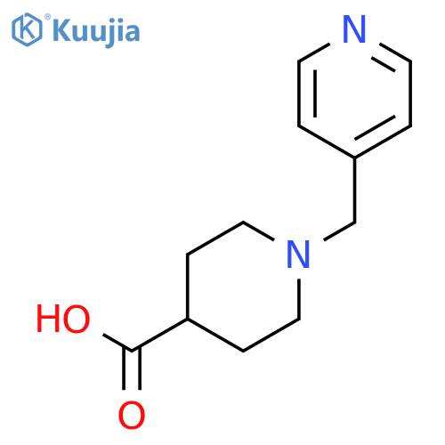 1-(pyridin-4-ylmethyl)piperidine-4-carboxylic acid structure