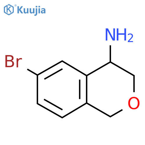 6-Bromo-3,4-dihydro-1H-isochromen-4-amine structure