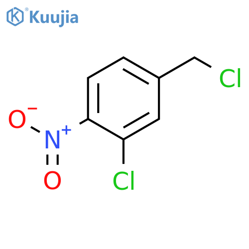 2-chloro-4-(chloromethyl)-1-nitrobenzene structure