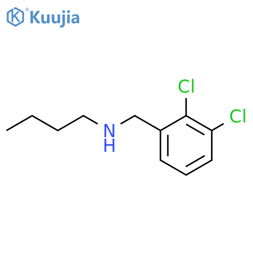 N-(2,3-dichlorobenzyl)butan-1-amine structure