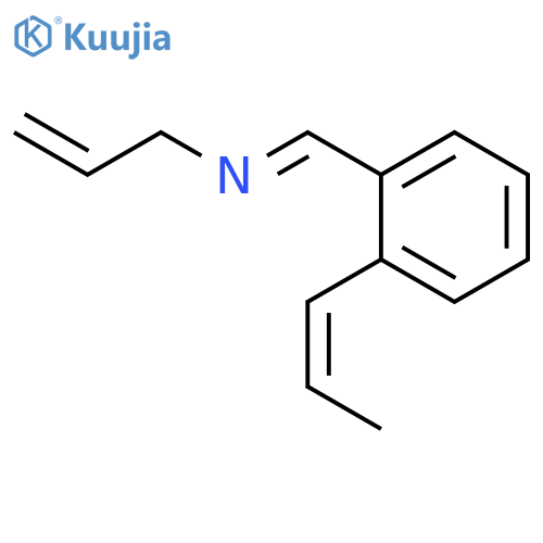 2-PROPEN-1-AMINE, N-[[2-(1Z)-1-PROPENYLPHENYL]METHYLENE]- structure