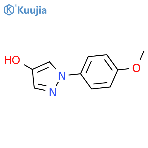 1H-Pyrazol-4-ol, 1-(4-methoxyphenyl)- structure